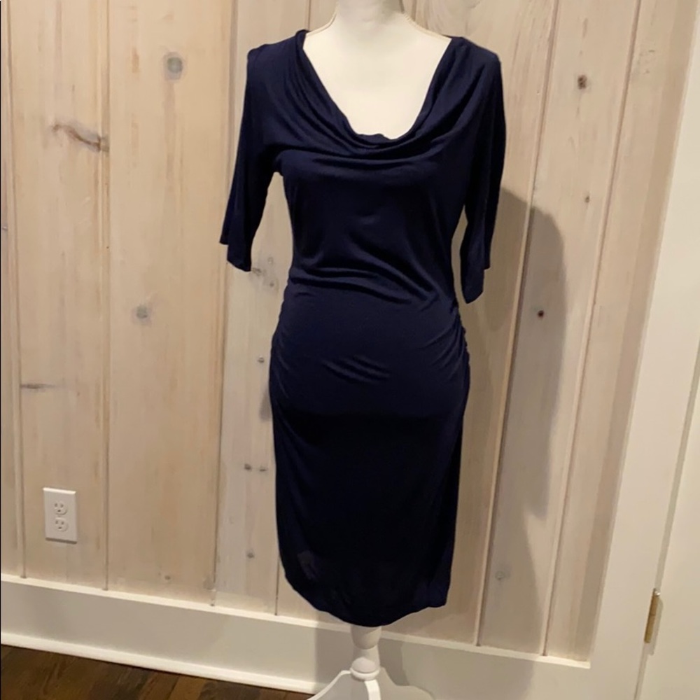 Three Dots Navy Dress Size Large